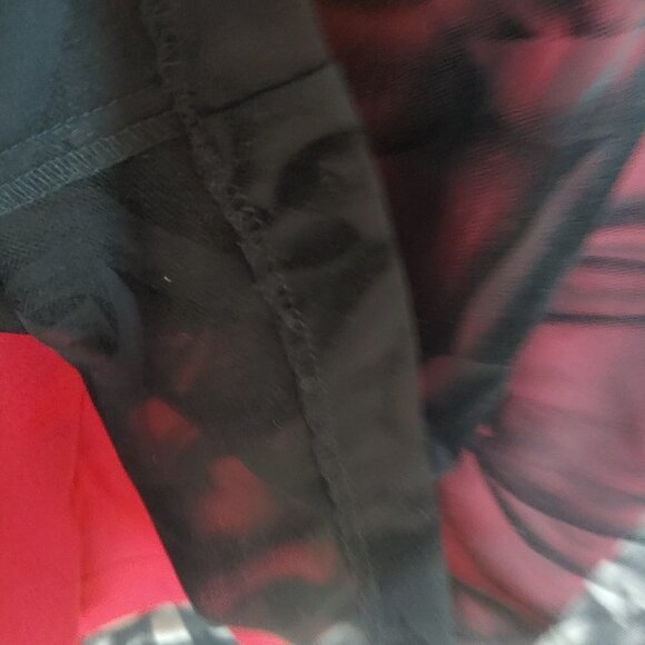 Unconventional Lace Y2K Whimsigoth 90s Mesh Velvet Dress Bias Cut Fairycore VTG - Picture 5 of 8